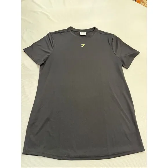 Gymshark Black Slim Fit T-Shirt Tee Top Size Small - Picture 2 of 8
